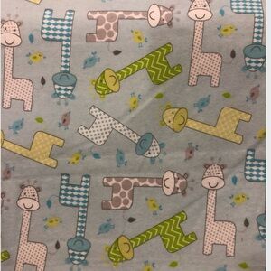 Fabric flannel Giraffe 1 yard x 44/45 David Textiles cotton